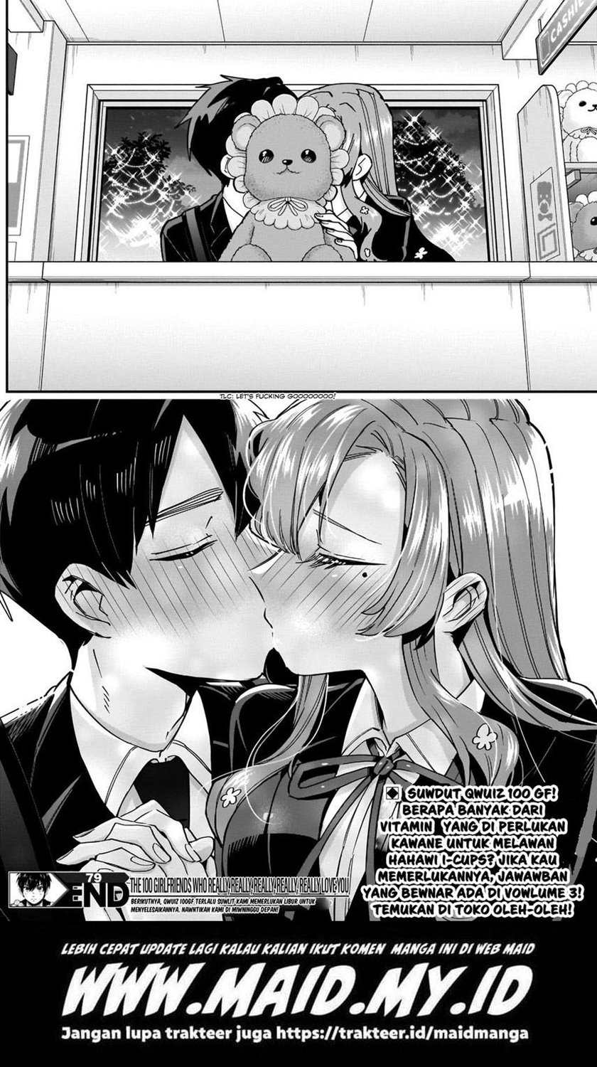 Kimi no Koto ga Dai Dai Dai Dai Daisuki na 100-ri no Kanojo Chapter 79 - halaman 22