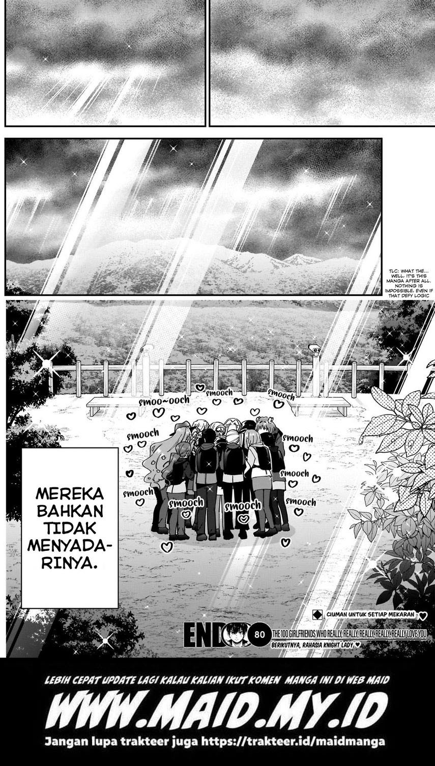 Kimi no Koto ga Dai Dai Dai Dai Daisuki na 100-ri no Kanojo Chapter 80 - halaman 9