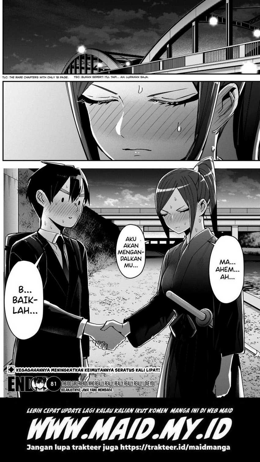Kimi no Koto ga Dai Dai Dai Dai Daisuki na 100-ri no Kanojo Chapter 81 - halaman 19