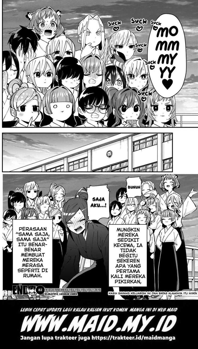 Kimi no Koto ga Dai Dai Dai Dai Daisuki na 100-ri no Kanojo Chapter 82 - halaman 22
