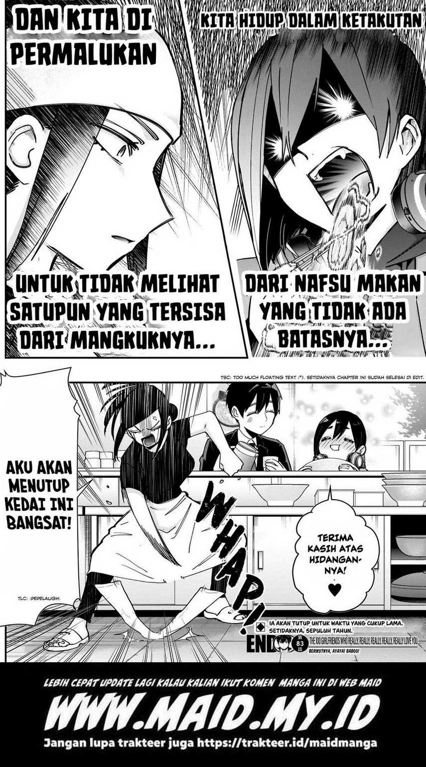 Kimi no Koto ga Dai Dai Dai Dai Daisuki na 100-ri no Kanojo Chapter 83 - halaman 17