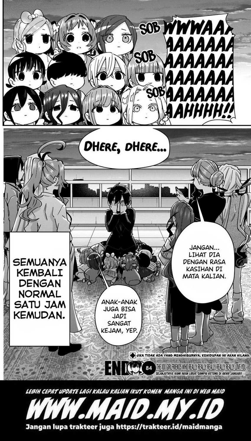 Kimi no Koto ga Dai Dai Dai Dai Daisuki na 100-ri no Kanojo Chapter 84 - halaman 9