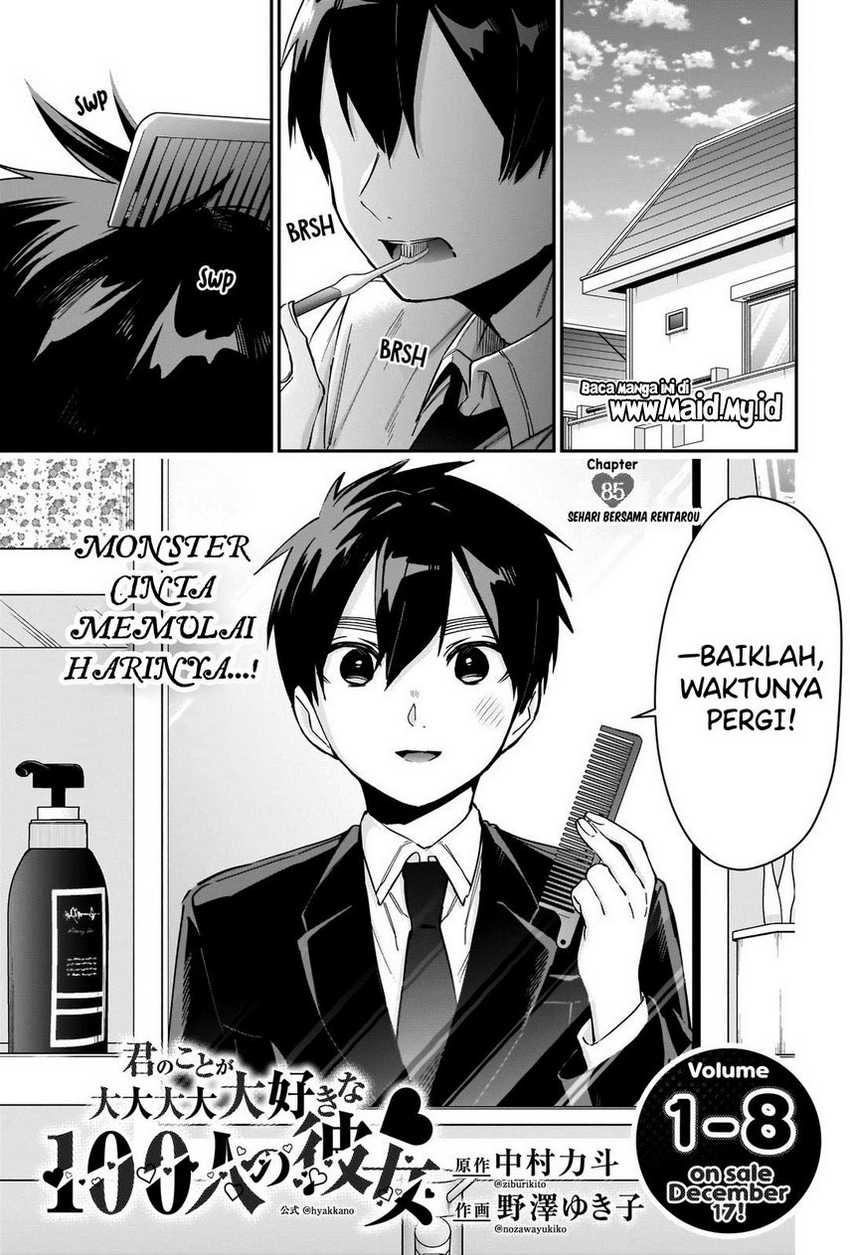 Kimi no Koto ga Dai Dai Dai Dai Daisuki na 100-ri no Kanojo Chapter 85 - halaman 3