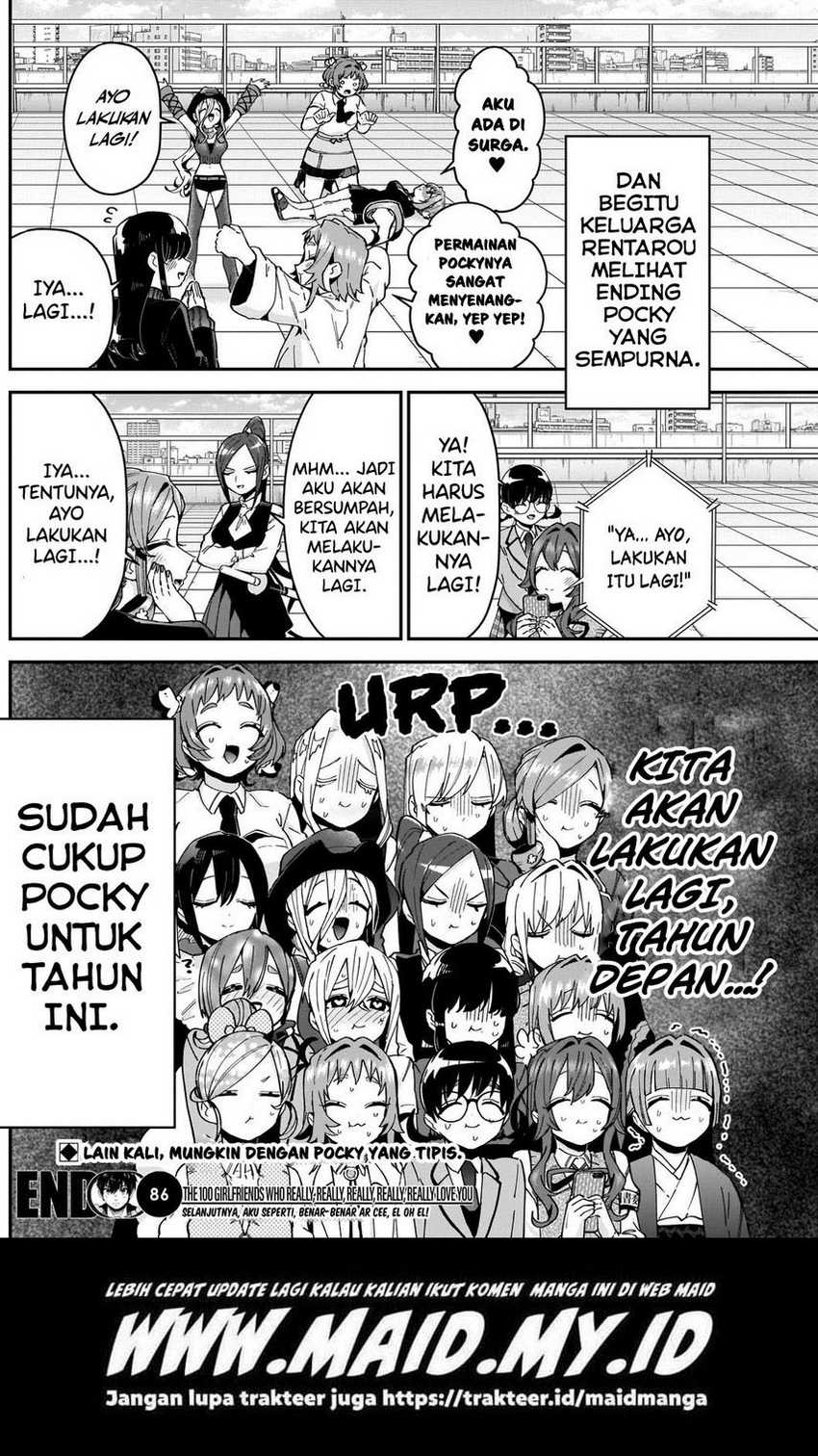 Kimi no Koto ga Dai Dai Dai Dai Daisuki na 100-ri no Kanojo Chapter 86 - halaman 21
