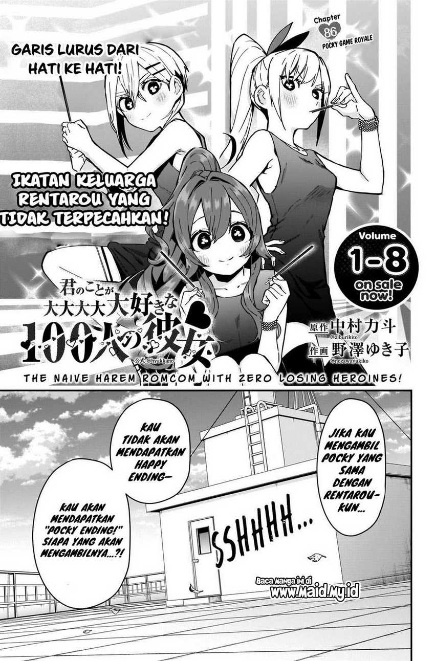 Kimi no Koto ga Dai Dai Dai Dai Daisuki na 100-ri no Kanojo Chapter 86 - halaman 3