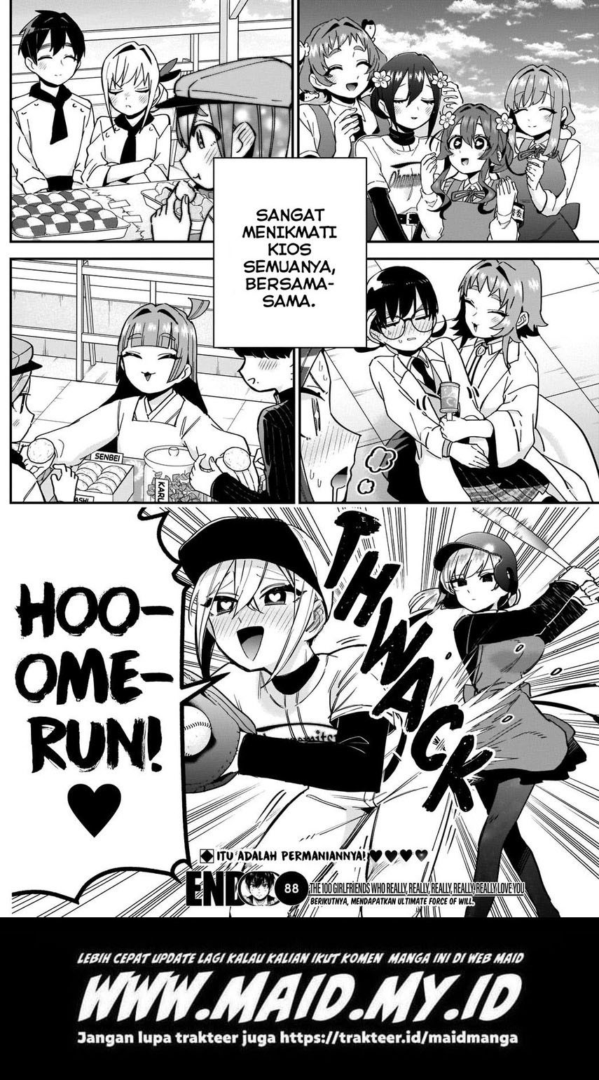 Kimi no Koto ga Dai Dai Dai Dai Daisuki na 100-ri no Kanojo Chapter 88 - halaman 10