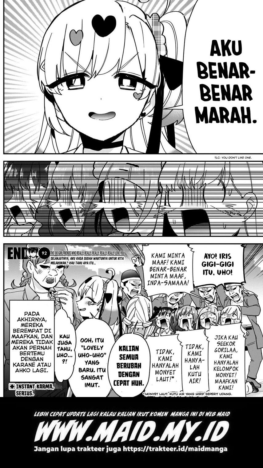 Kimi no Koto ga Dai Dai Dai Dai Daisuki na 100-ri no Kanojo Chapter 92 - halaman 9