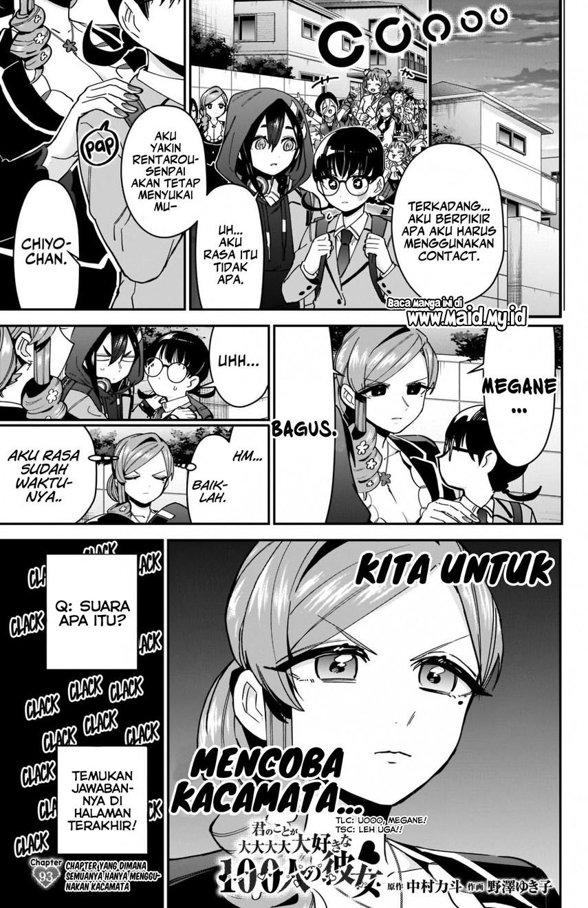 Kimi no Koto ga Dai Dai Dai Dai Daisuki na 100-ri no Kanojo Chapter 93 - halaman 3