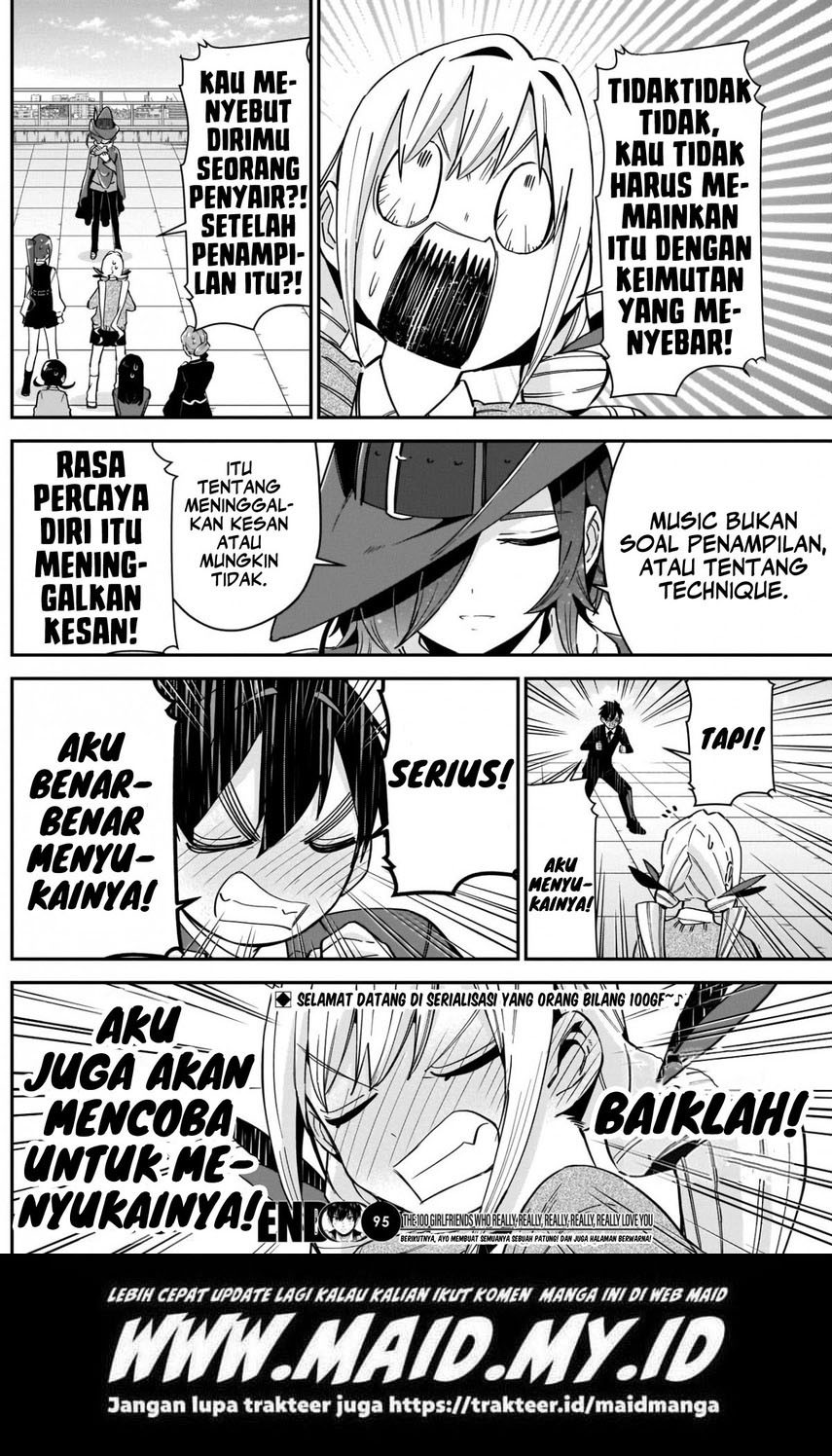 Kimi no Koto ga Dai Dai Dai Dai Daisuki na 100-ri no Kanojo Chapter 95 - halaman 9