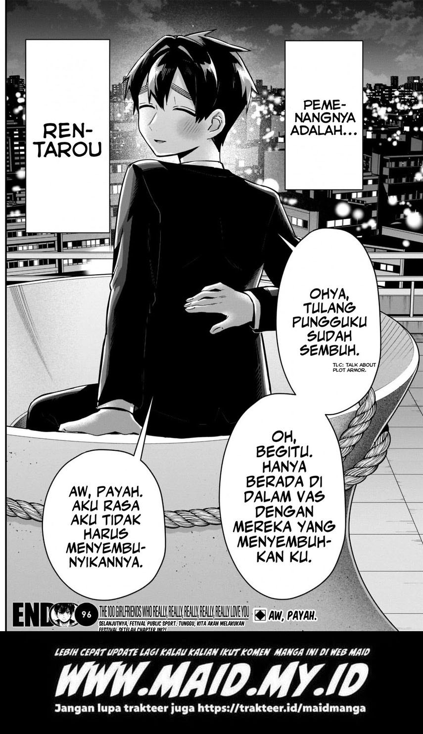 Kimi no Koto ga Dai Dai Dai Dai Daisuki na 100-ri no Kanojo Chapter 96 - halaman 19