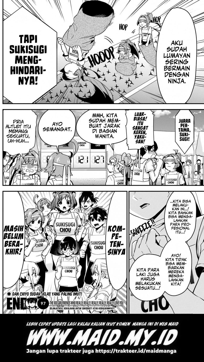 Kimi no Koto ga Dai Dai Dai Dai Daisuki na 100-ri no Kanojo Chapter 97 - halaman 22