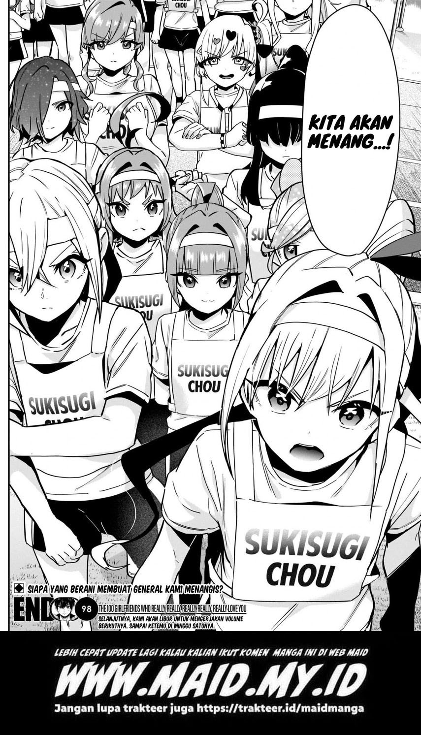 Kimi no Koto ga Dai Dai Dai Dai Daisuki na 100-ri no Kanojo Chapter 98 - halaman 21