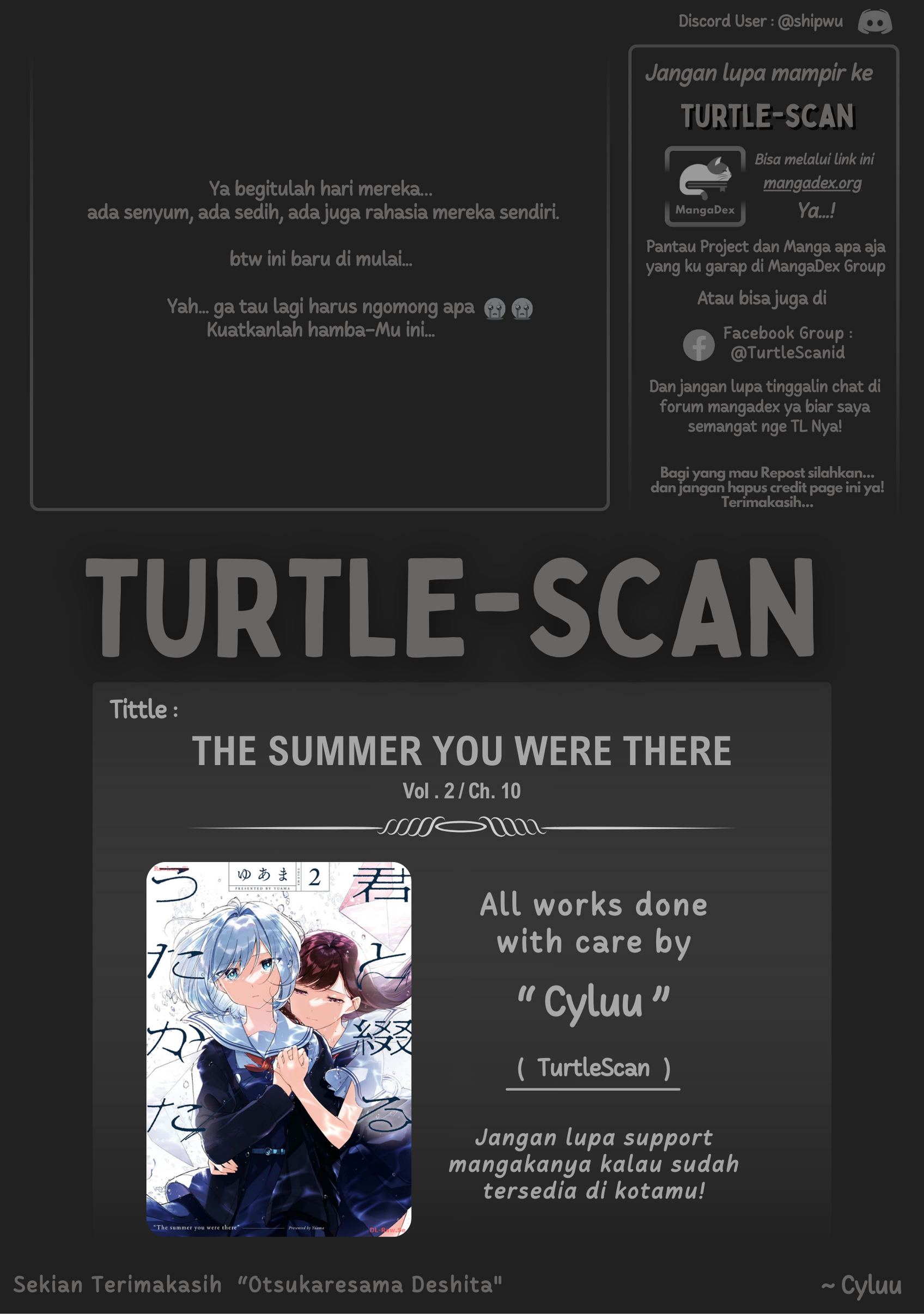 Kimi to Tsuzuru Utakata Chapter 10 - halaman 36