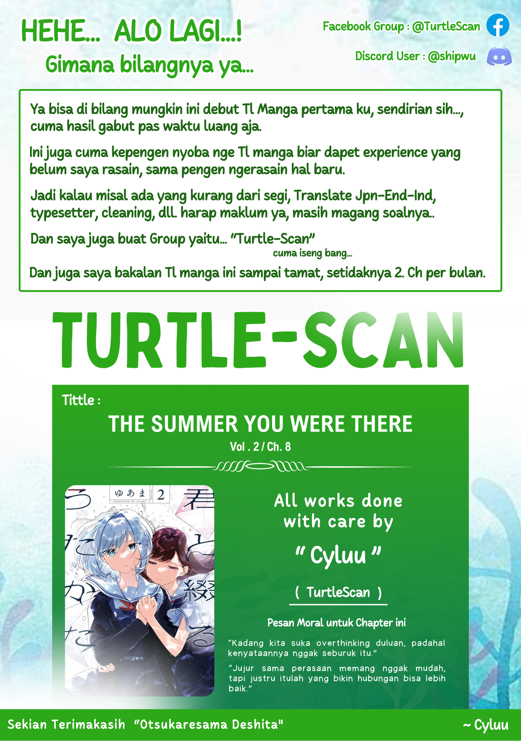 Kimi to Tsuzuru Utakata Chapter 8 - halaman 22