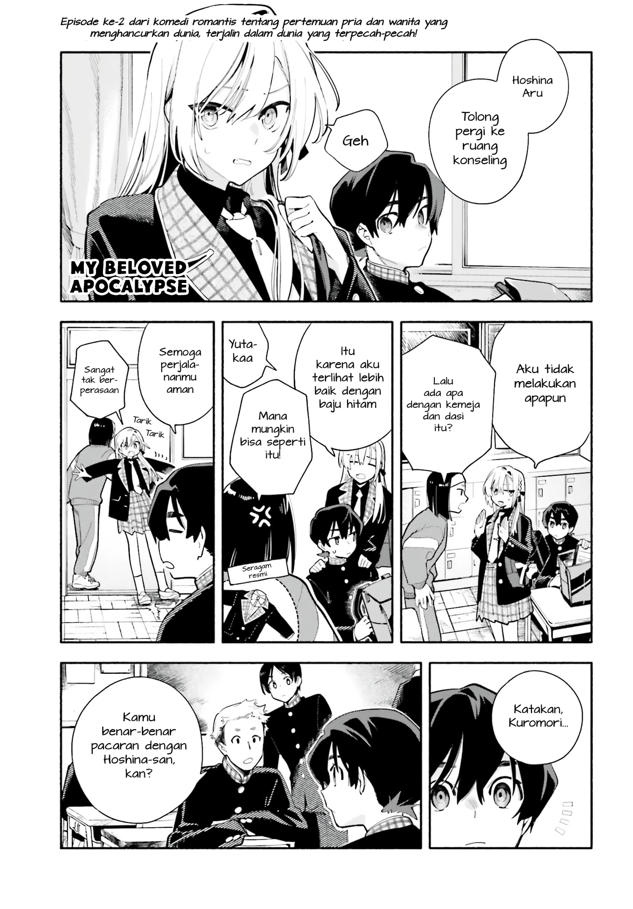 Kimi wa Shuumatsu Chapter 2 - halaman 1