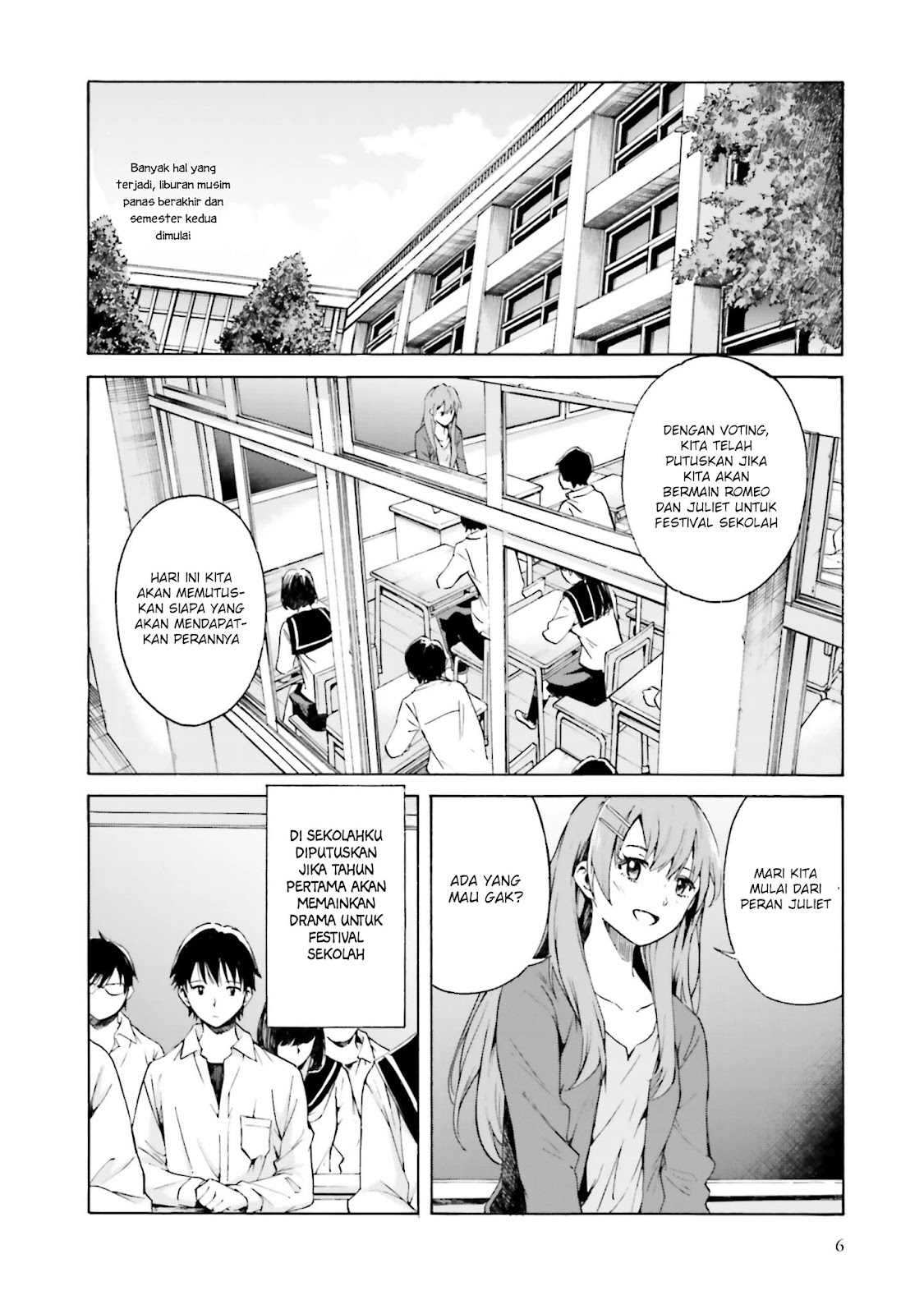 Kimi wa Tsukiyo ni Hikarikagayaku Chapter 6 - halaman 8