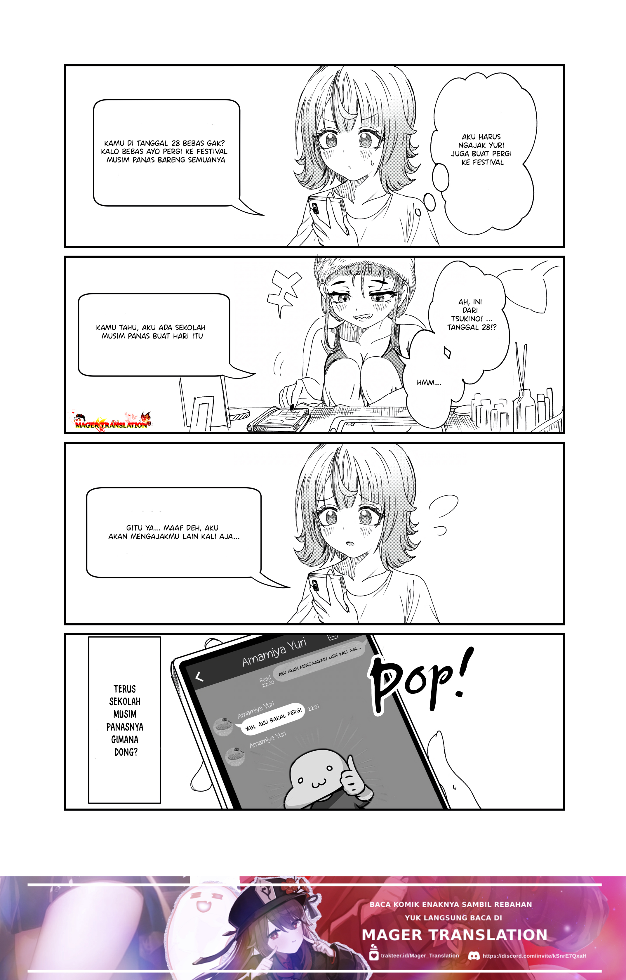 Kimi wa Yakamashi Tojite yo Kuchi wo! Chapter 23 - halaman 10