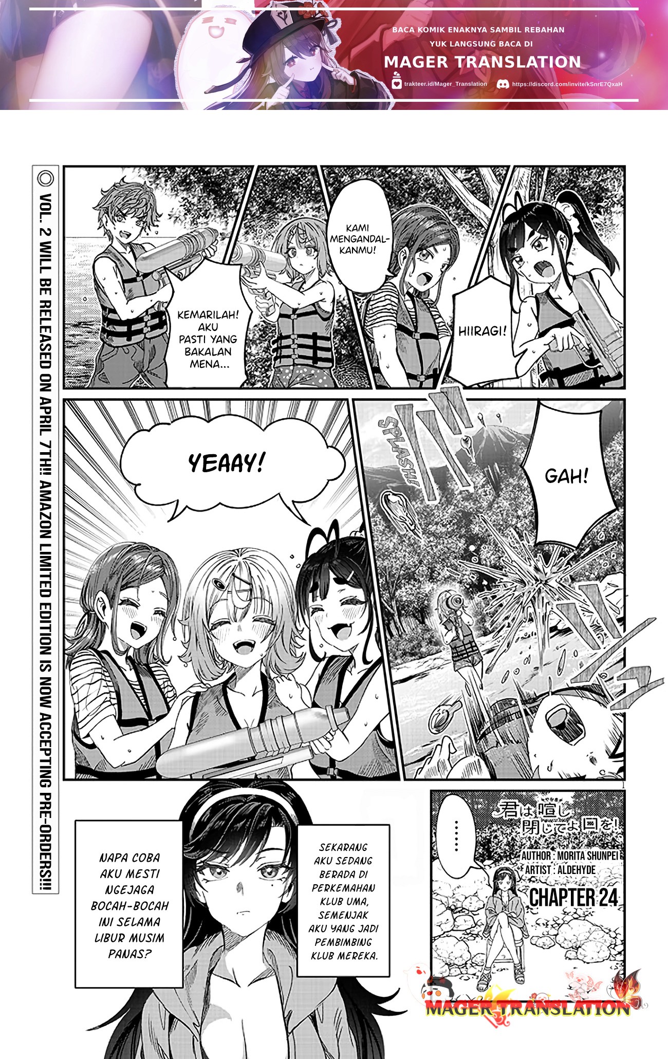 Kimi wa Yakamashi Tojite yo Kuchi wo! Chapter 24 - halaman 2