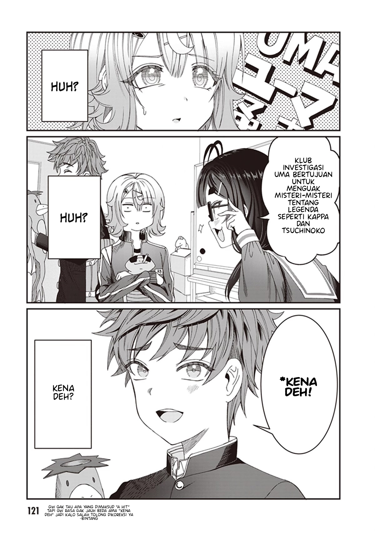 Kimi wa Yakamashi Tojite yo Kuchi wo! Chapter 8 - halaman 12