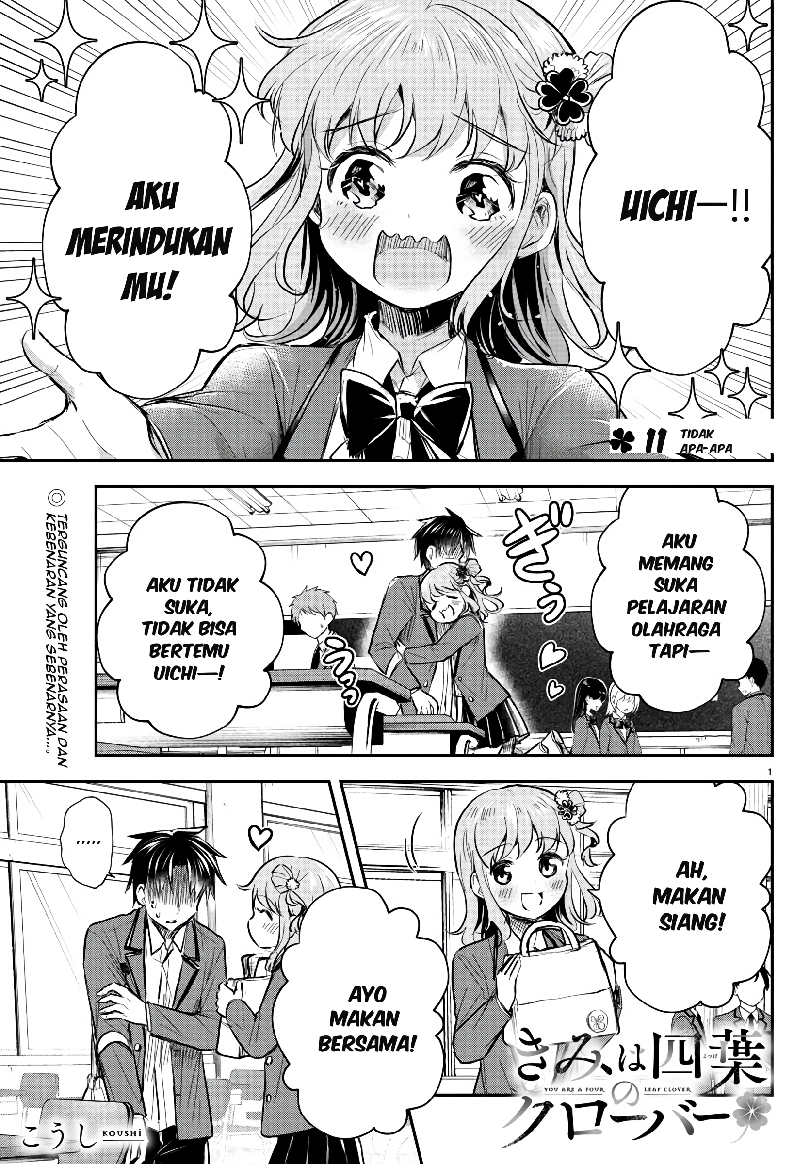 Kimi wa Yotsuba no Clover Chapter 11 - halaman 2