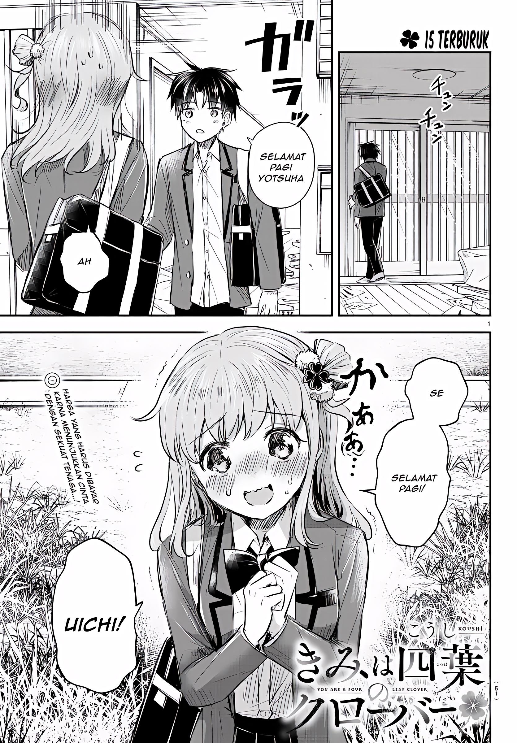 Kimi wa Yotsuba no Clover Chapter 15 - halaman 2