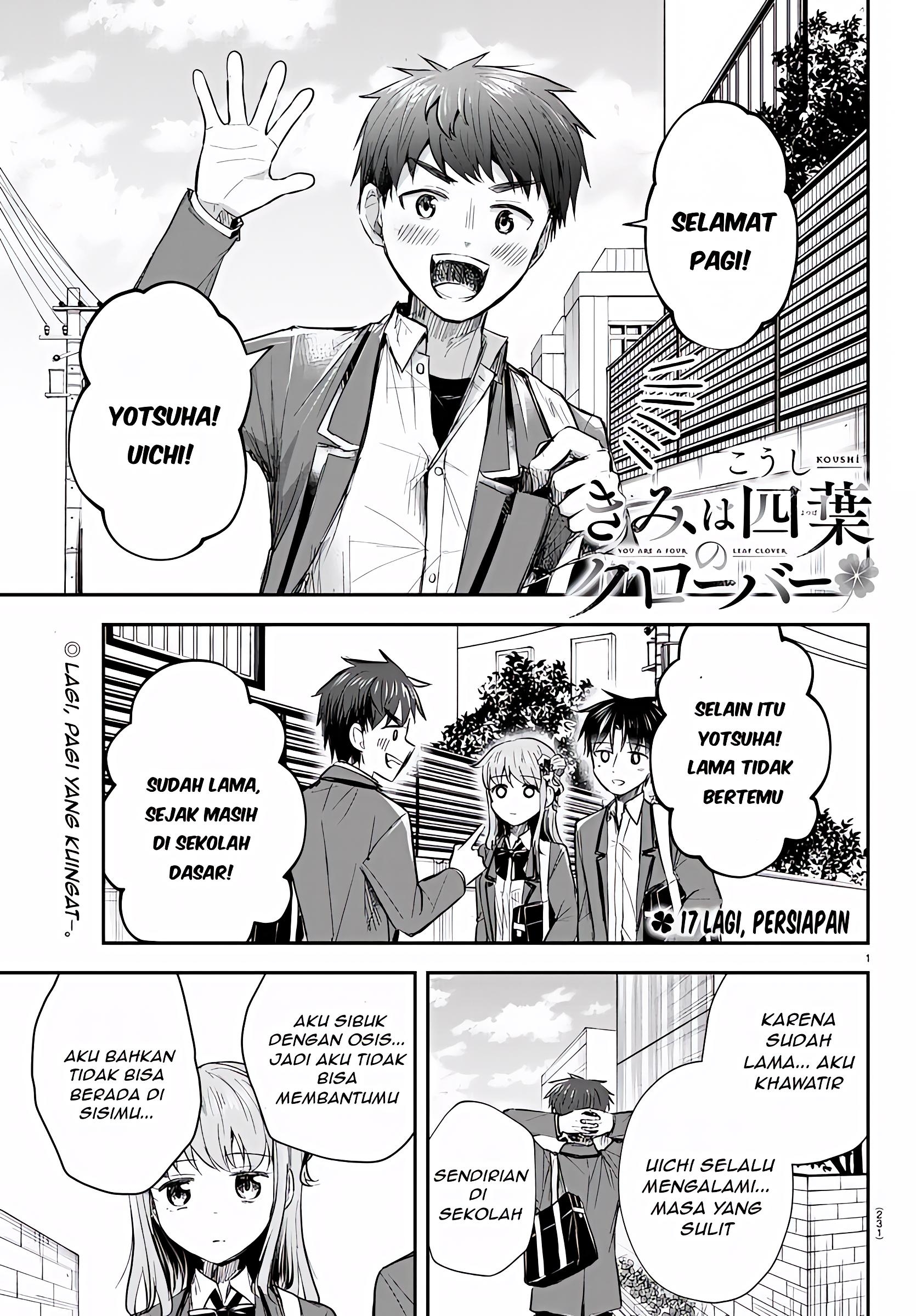 Kimi wa Yotsuba no Clover Chapter 17 - halaman 2