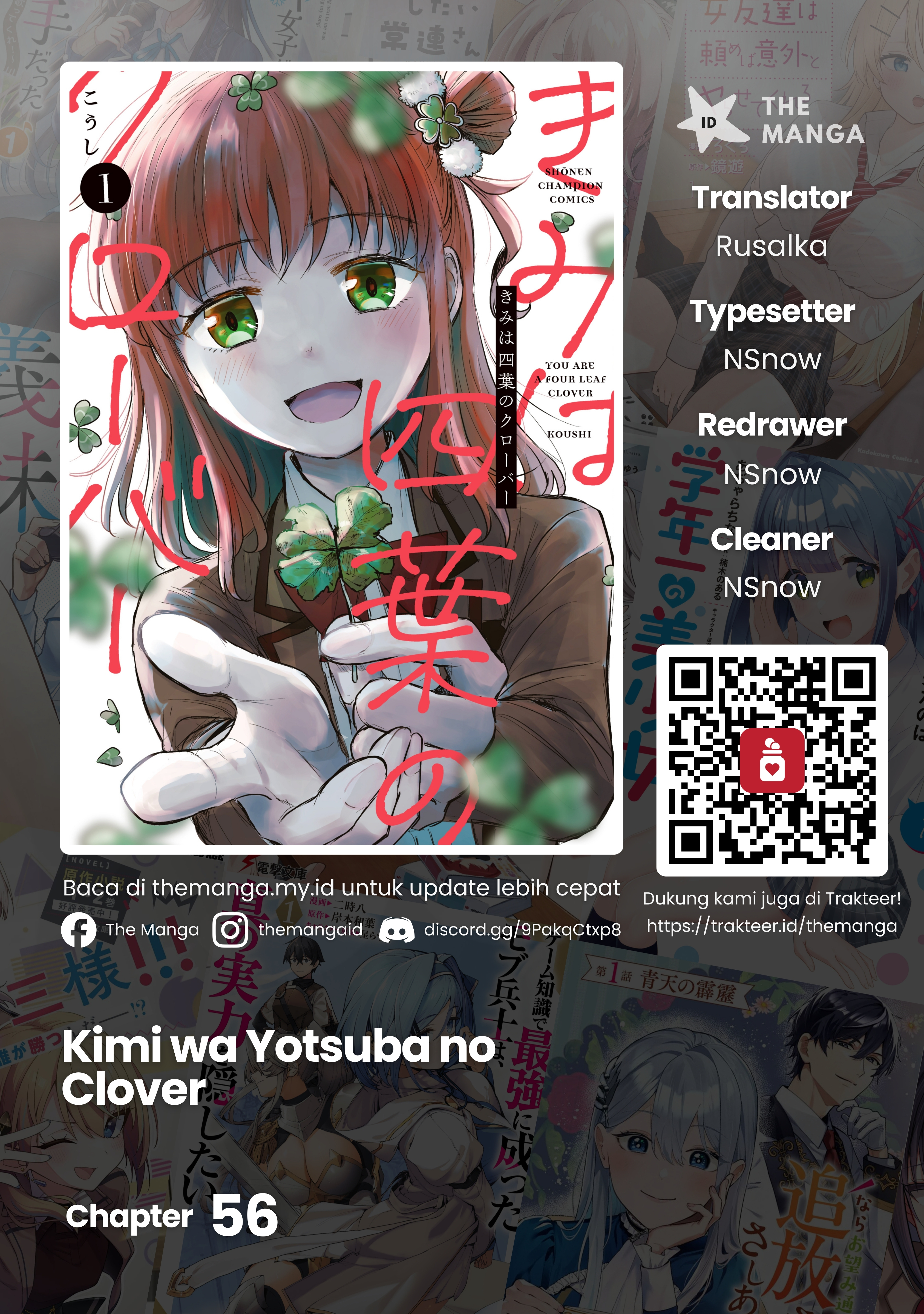 Kimi wa Yotsuba no Clover Chapter 56 - halaman 1