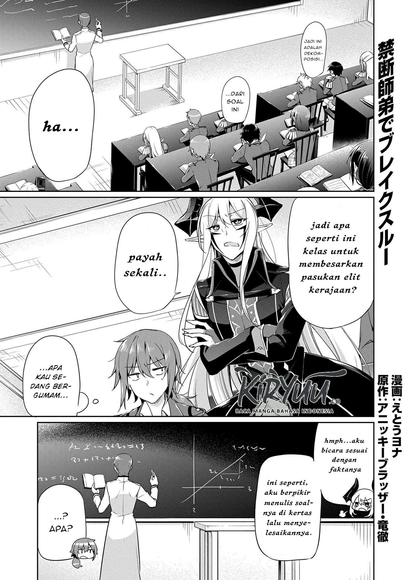 Kindan Shitei de Breakthrough: Boy Meets Satan Chapter 5.5 - halaman 4
