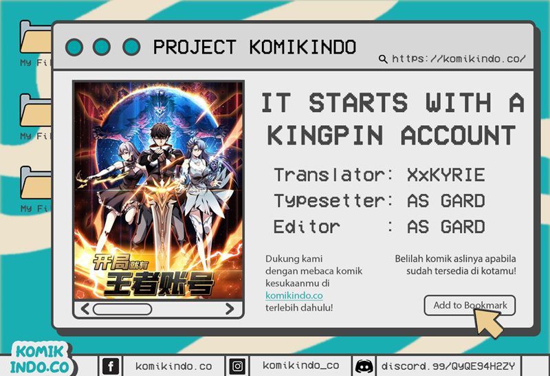 King Account At The Start Chapter 9 - halaman 1