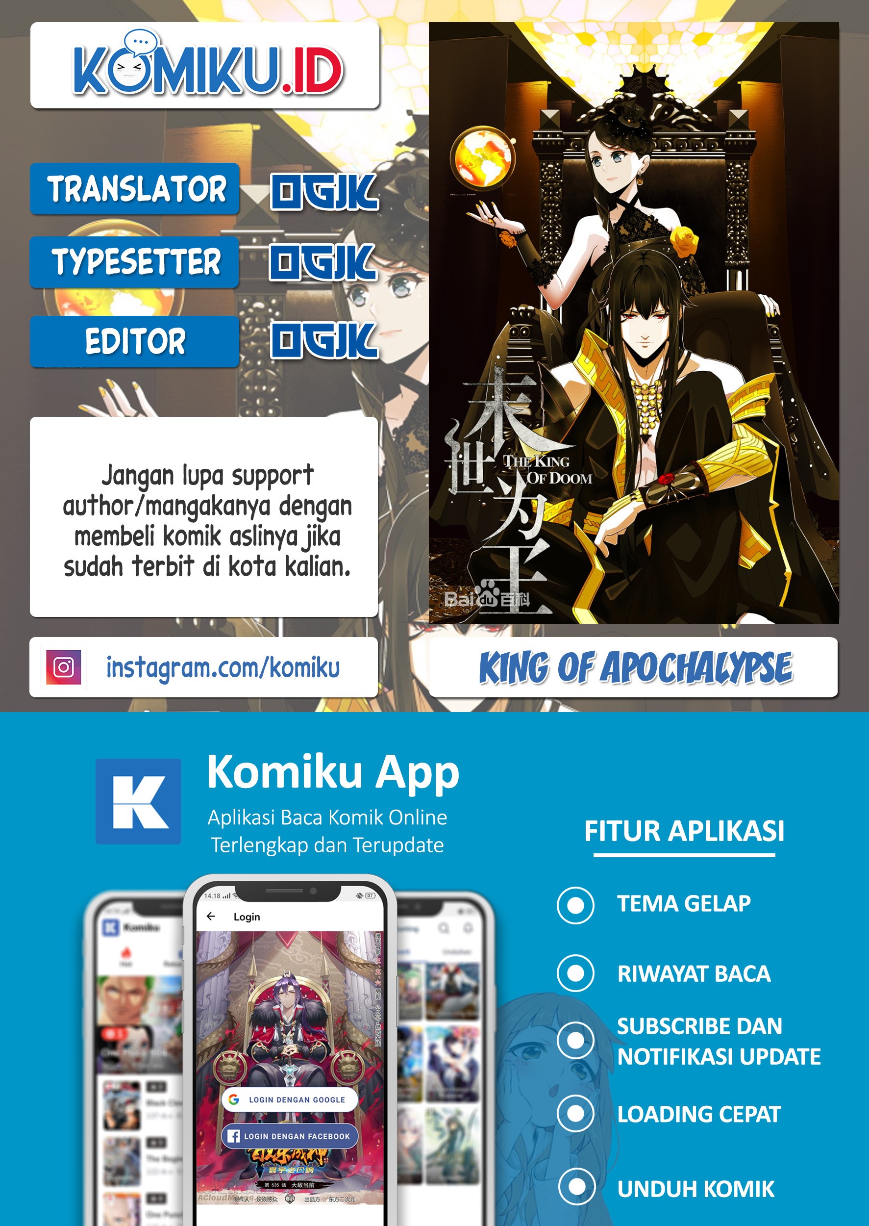 King of Apocalypse Chapter 424 - halaman 1