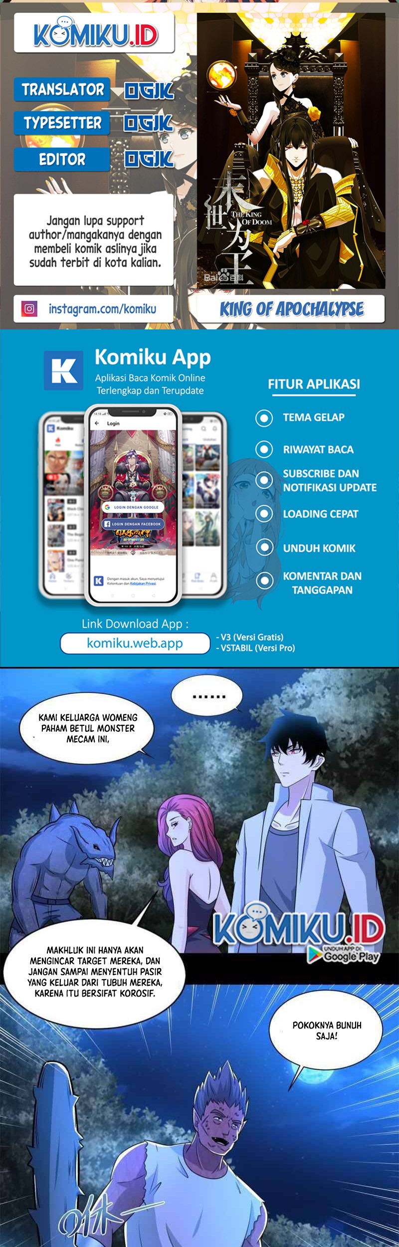 King of Apocalypse Chapter 431 - halaman 1
