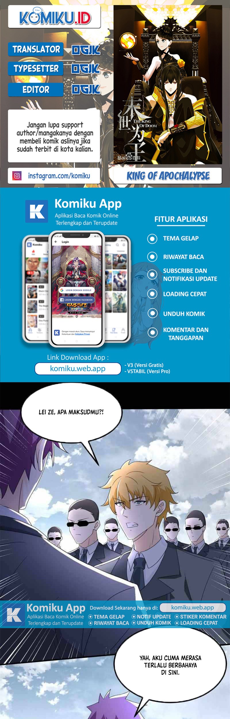 King of Apocalypse Chapter 447 - halaman 1