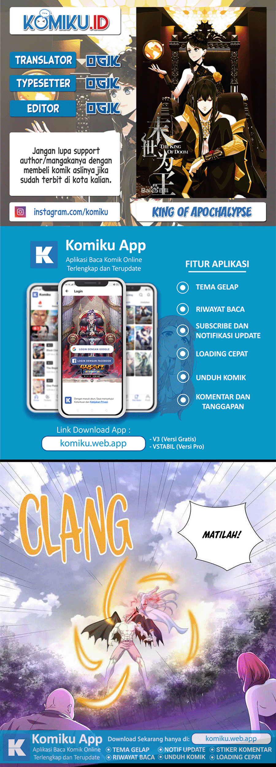 King of Apocalypse Chapter 452 - halaman 1