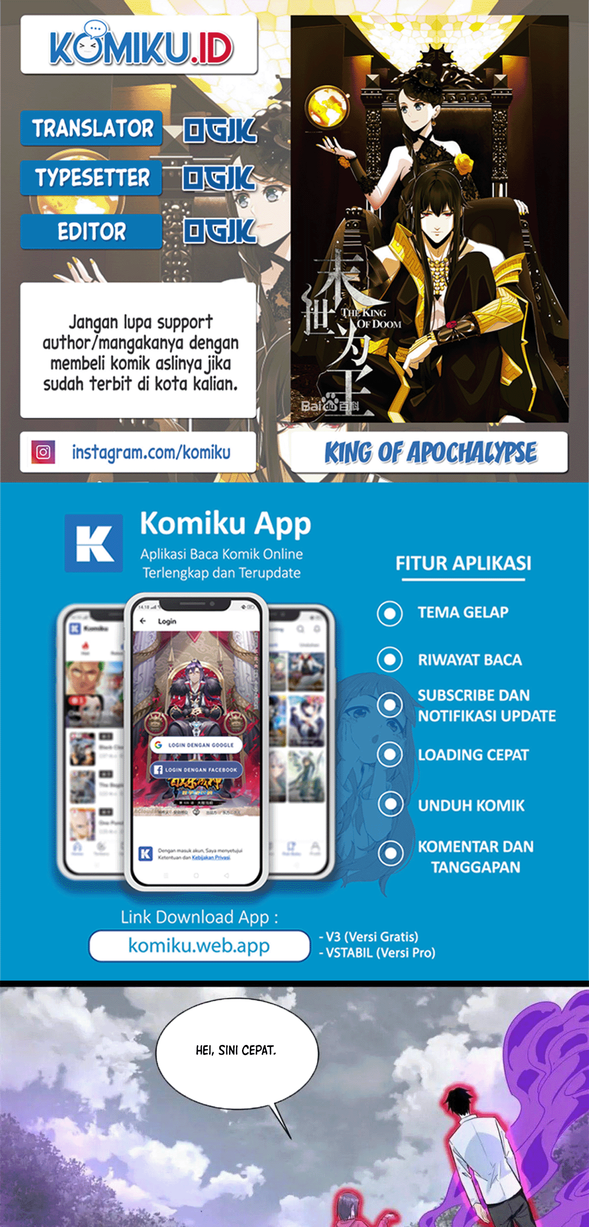 King of Apocalypse Chapter 453 - halaman 1