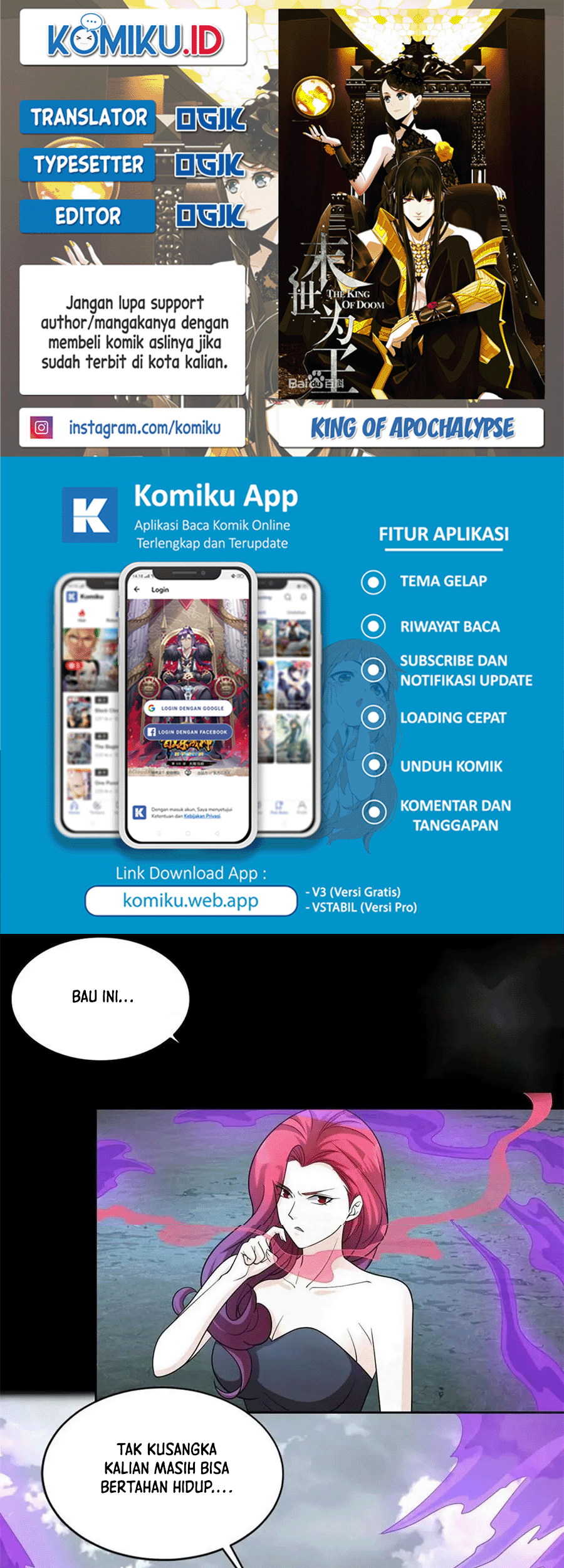 King of Apocalypse Chapter 454 - halaman 1