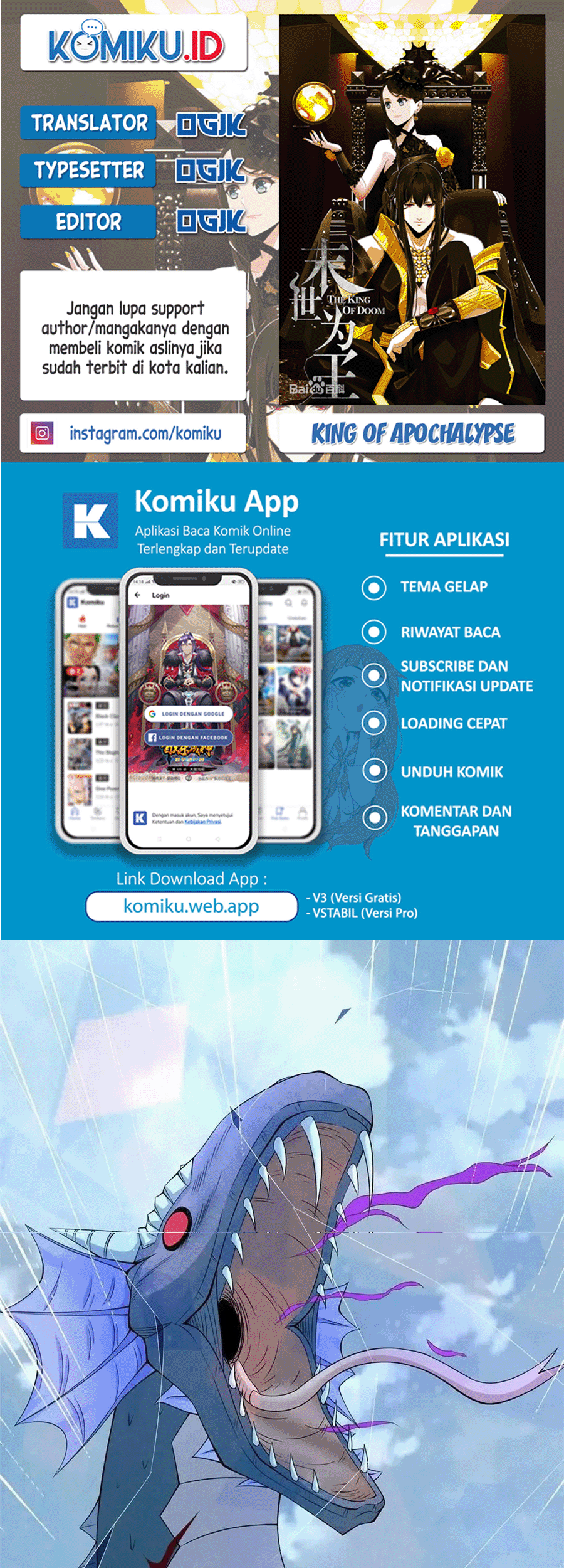 King of Apocalypse Chapter 455 - halaman 1