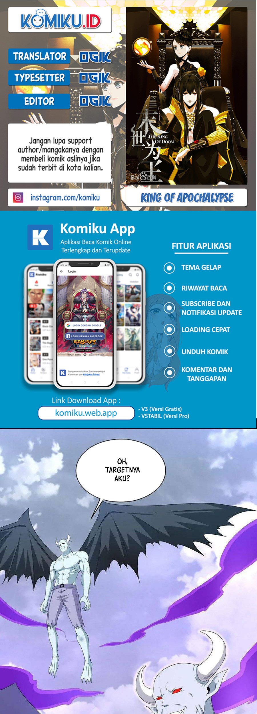 King of Apocalypse Chapter 457 - halaman 1