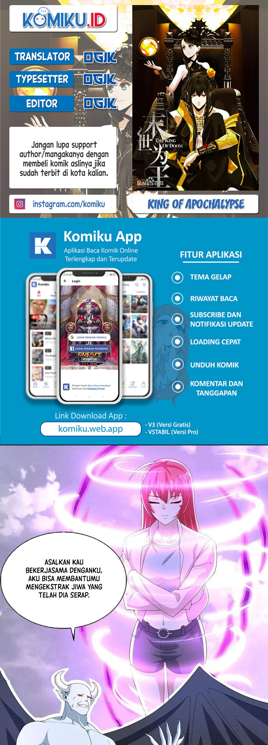 King of Apocalypse Chapter 458 - halaman 1