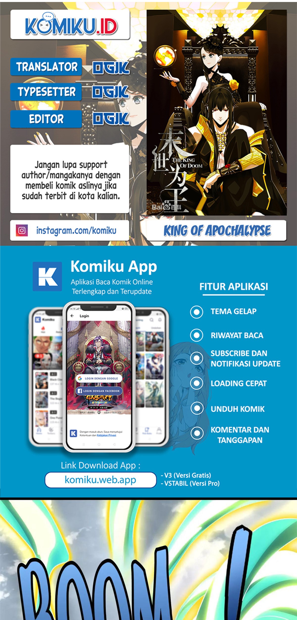King of Apocalypse Chapter 465 - halaman 1