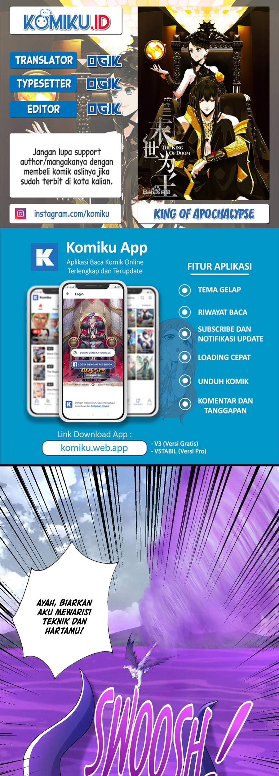 King of Apocalypse Chapter 470 - halaman 1