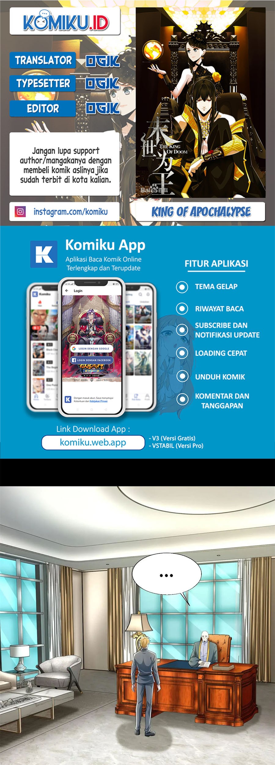 King of Apocalypse Chapter 477 - halaman 1