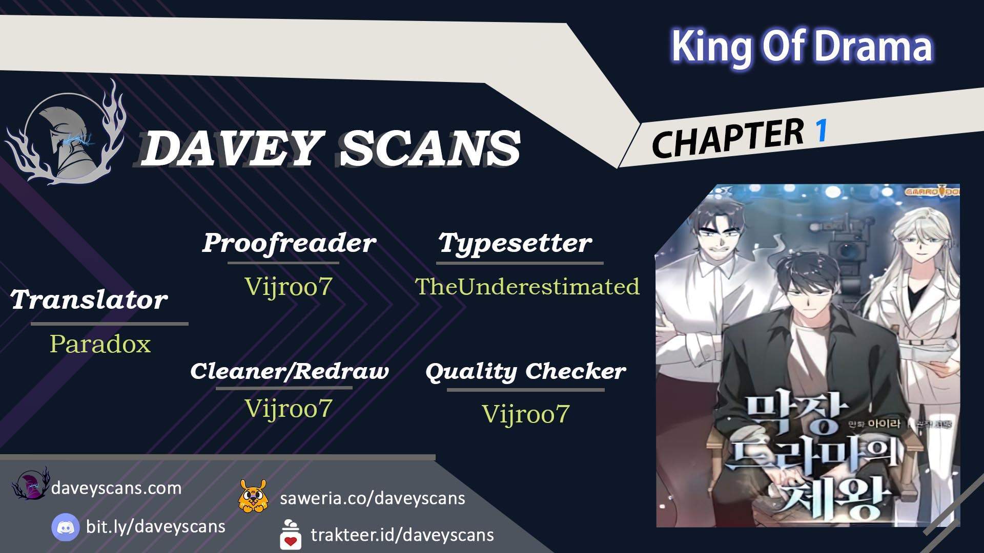King Of Drama Chapter 1 - halaman 1