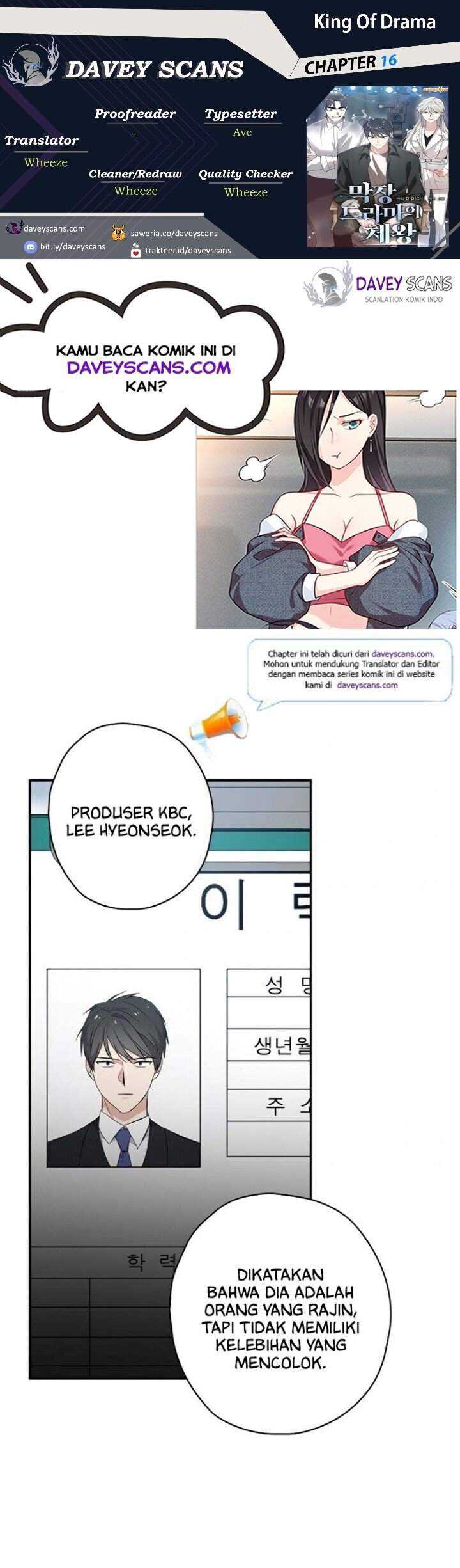 King Of Drama Chapter 16 - halaman 1