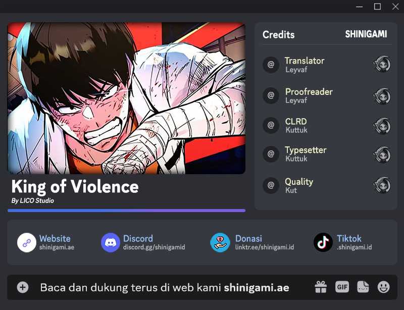 King of Violence Chapter 20 - halaman 1