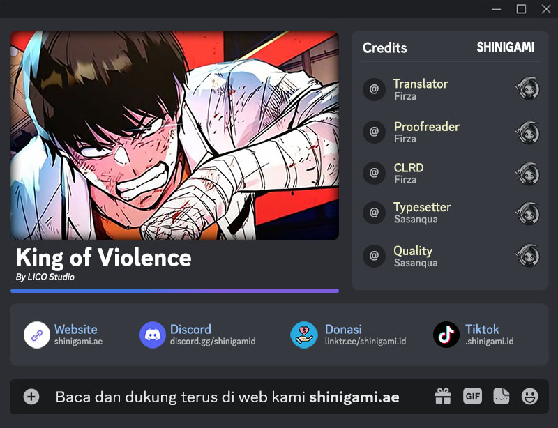 King of Violence Chapter 21 - halaman 1