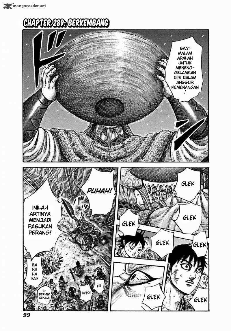 Kingdom Chapter 289 - halaman 1