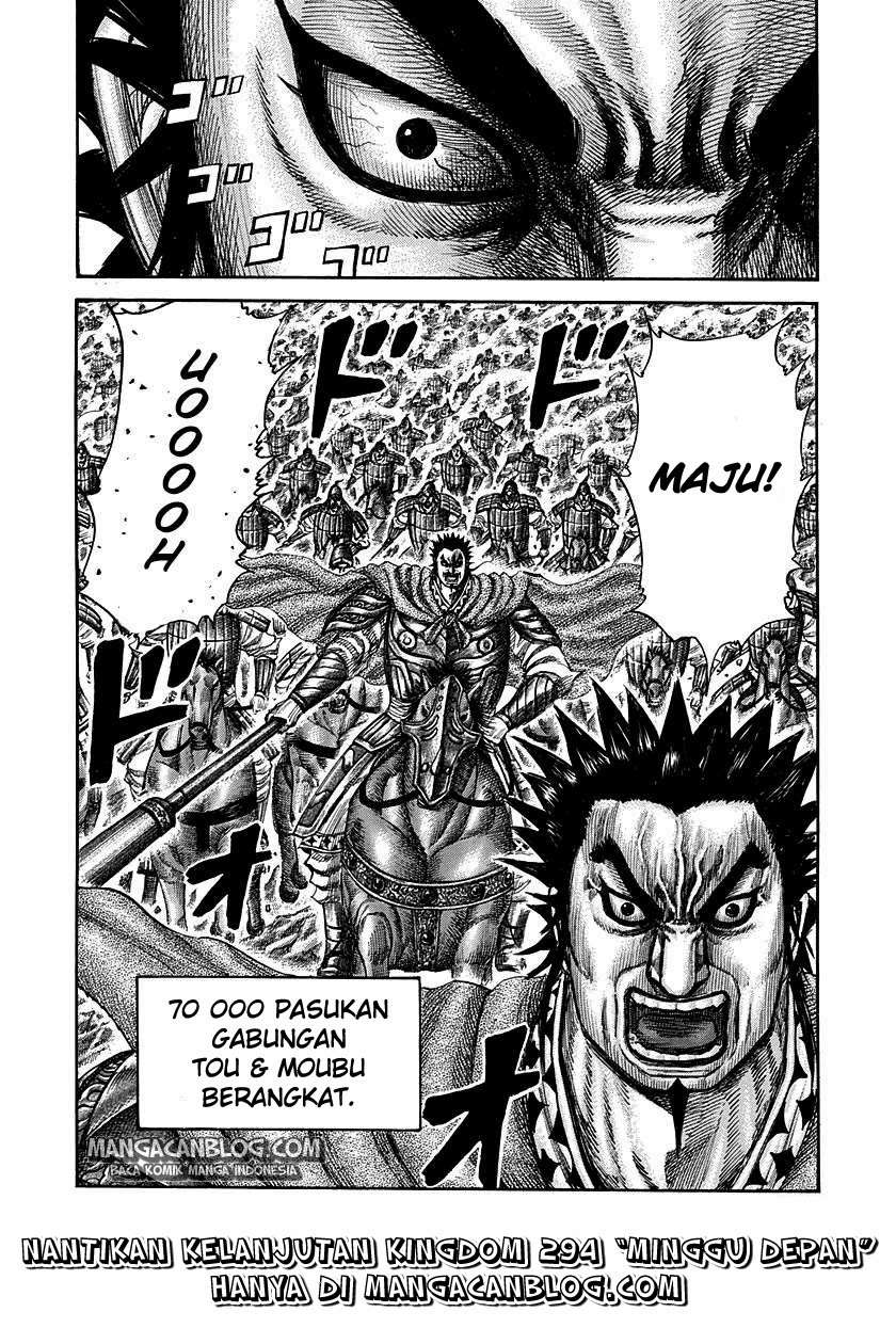 Kingdom Chapter 293 - halaman 18