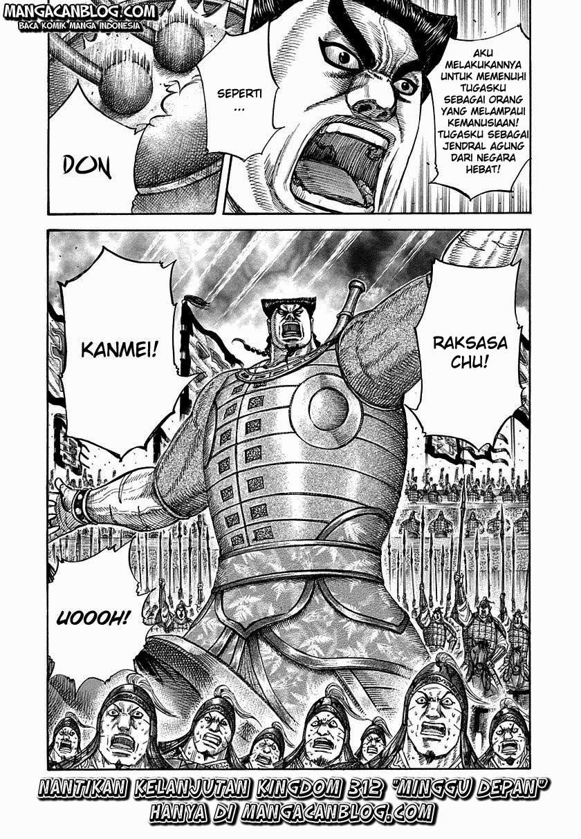 Kingdom Chapter 311 - halaman 19