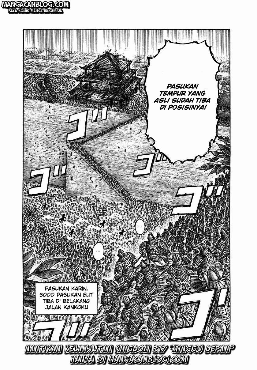 Kingdom Chapter 316 - halaman 19