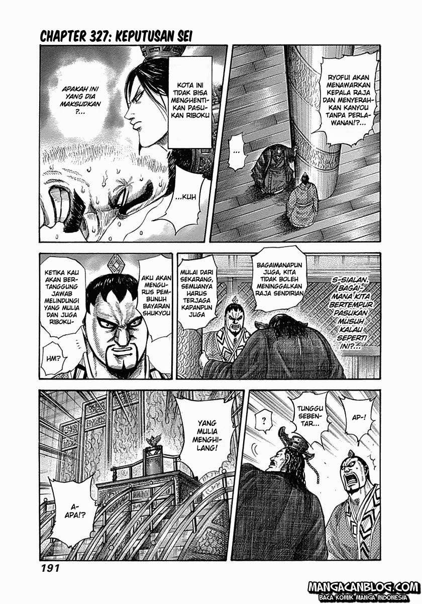 Kingdom Chapter 327 - halaman 2